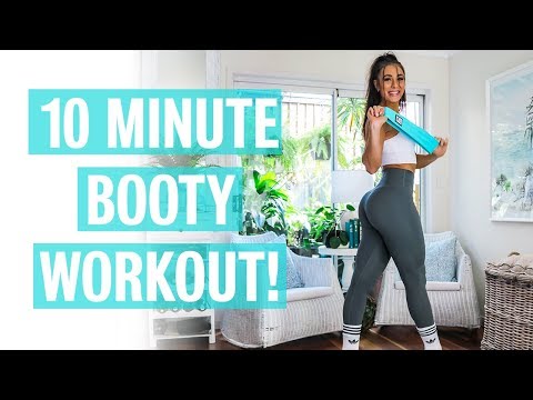 GROW YOUR BOOTY | TRAIN WITH ME - 10 MINUTE WORKOUT | Dannibelle