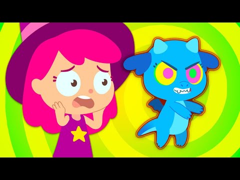 Crazy Witch hypnotized the City! Little Witch and Dragon to the rescue! | Adventure for Kids