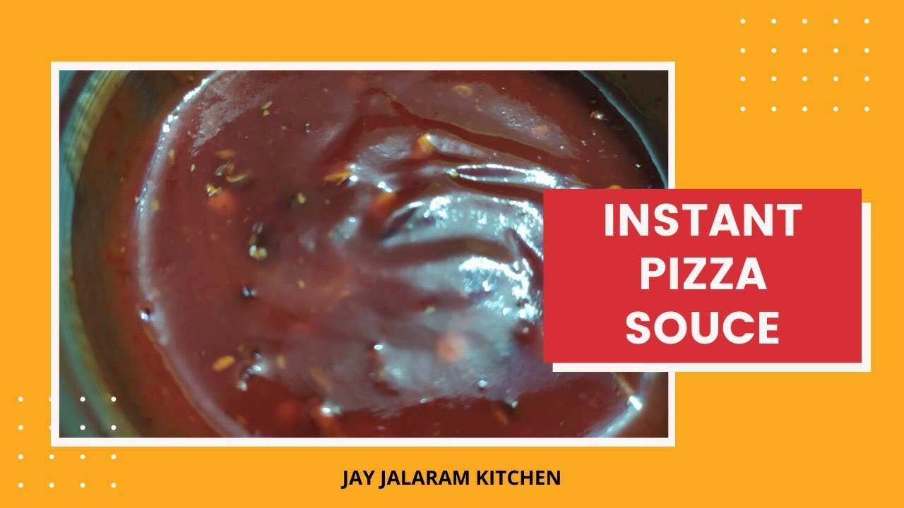 Instant Pizza Sauce In just 1 Minuit | How to make Instant Pizza Sauce in Gujarati