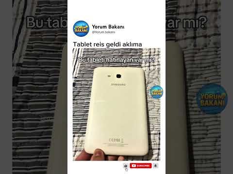 tablet reis geldi aklıma
