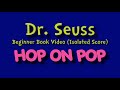 Dr Seuss Beginner Book Video Hop On Pop Isolated Score