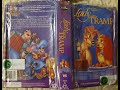 Lady And The Tramp New Zealand VHS Opening Disney 1990