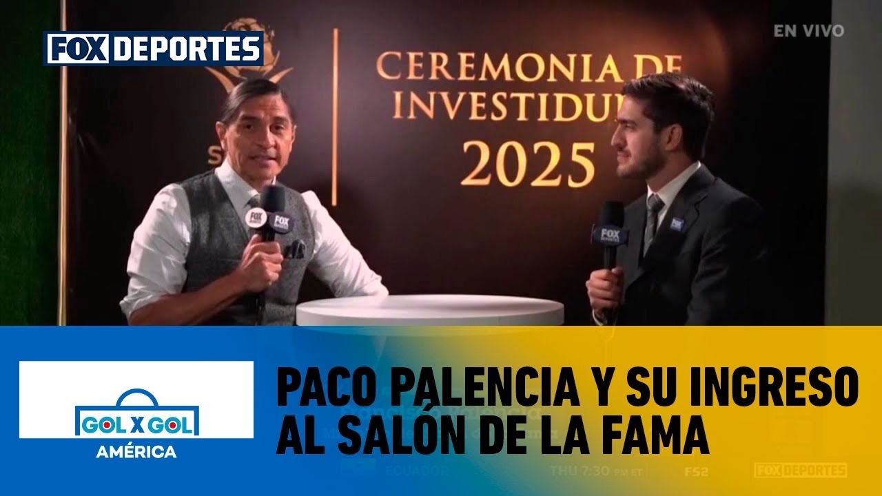 RECORDÓ EL GOL DE LIBERTADORES. 😎 Paco Palencia habló sobre su ingreso al Salón de la Fama, GolXGol