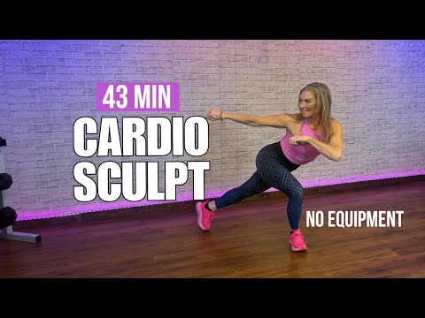 45 Minute - No Equipment Full Body Toning and Cardio Intervals
