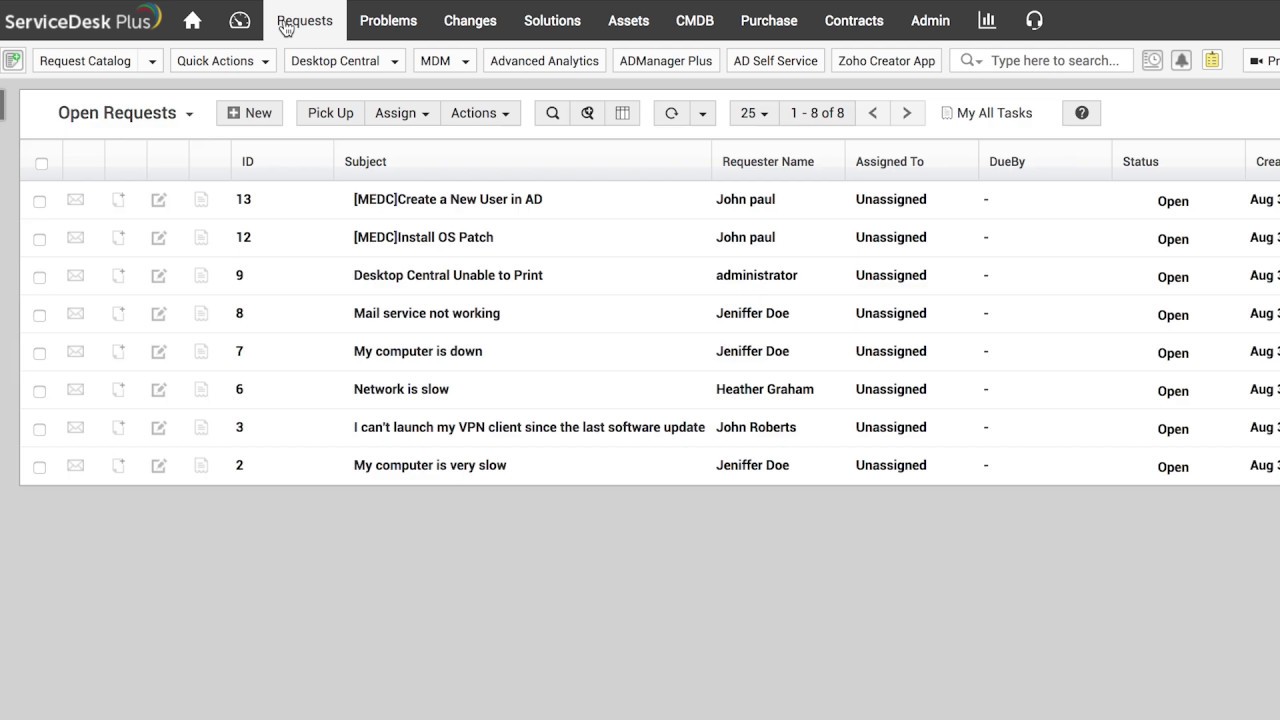 Desktop central - Remote control