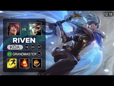 Riven vs Sett Top - EUW Grandmaster - Patch 12.16 Season 12