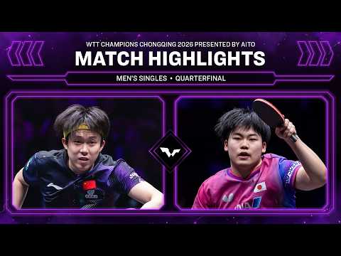 Wang Chuqin vs Sora Matsushima | MS QF | #WTTChongqing 2026