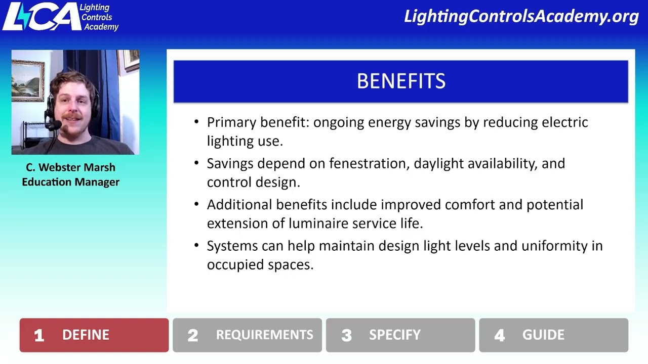 Daylight-Responsive Lighting Controls