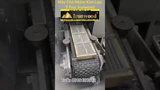 Máy chà nhám kim loại 4 trục ironwood