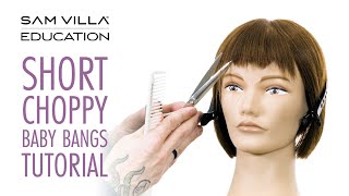 How to Cut Short Bangs, Baby Bangs, Baby Fringe or Statement Fringe