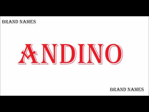 How To Pronounce ANDINO - CAR BRANDS