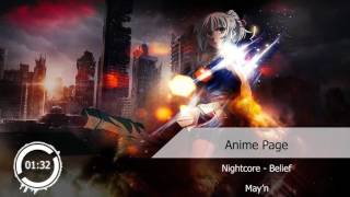 Nightcore - Belief『 May'n』