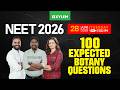 NEET 2026 100 EXPECTED BOTANY QUESTIONS Xylem NEET