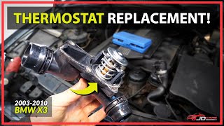 How to Replace a BMW Thermostat! // M54 Engine (2003-2006)