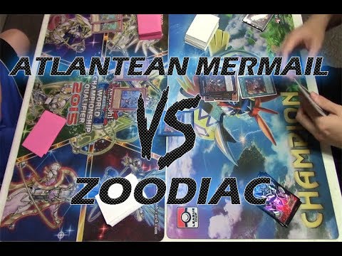 Yu-Gi-Oh Atlantean Mermails Vs Pure Zoodiac - Full Match (September 2017)