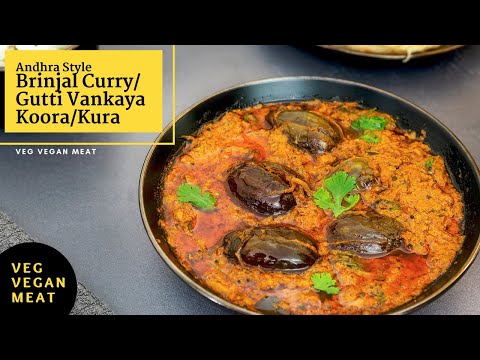 Gutti Vankaya Koora Recipe | Andhra Style Brinjal Curry with Peanuts