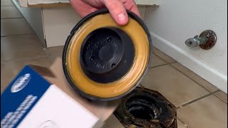 HOW TO INSTALL A TOILET!