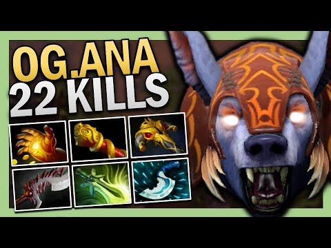 Dota 2 Safelane Ursa with 22 Kills by OG.Ana TI9 Meta