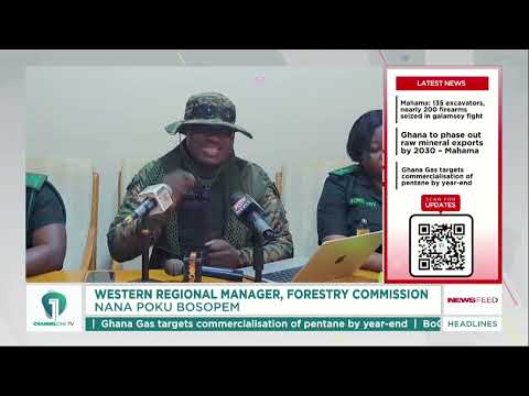 Forestry Commission Destroys 1,103 Chanfang Machines in Western Region