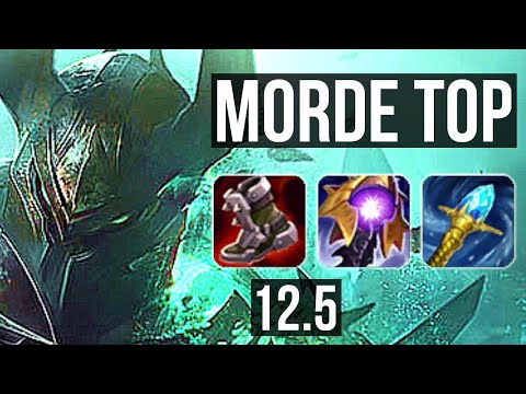 MORDE vs URGOT (TOP) | 7 solo kills, Rank 7 Morde, 300+ games | TR Grandmaster | 12.5