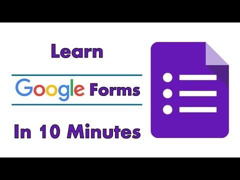 Part of a video titled Complete Guide to Google Forms (2021). Learn Google ... - YouTube
