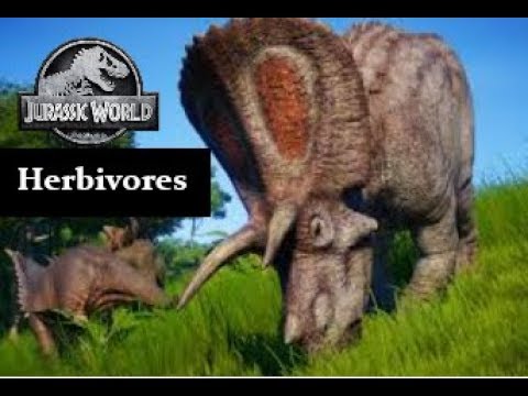 Jurassic World: Evolution. All Herbivores in standard game. 100% Genome Without Mods!