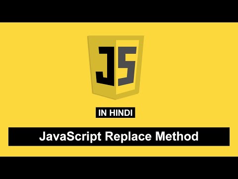 Javascript String Replace Method In Hindi Tutorial 10