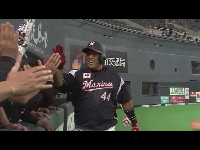 【3回表】マリーンズ・井上 真ん中を強くはじき飛ばした2ランHR!! 2018/5/5 F-M