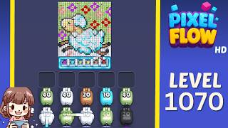 Pixel Flow Level 1070 Solution Walkthrough