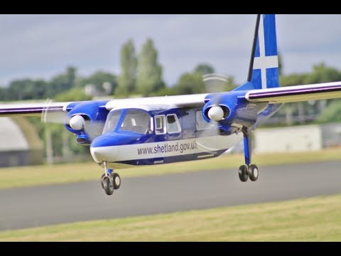 BRITTEN NORMAN BN-2 ISLANDER GIANT 28% SCALE 14 ft W/SPAN - LMA RAF COSFORD RC MODEL SHOW - 2017