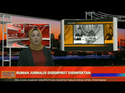 Video of Video : Rumah Jurnalis Pontianak Disemprot Disinfektan