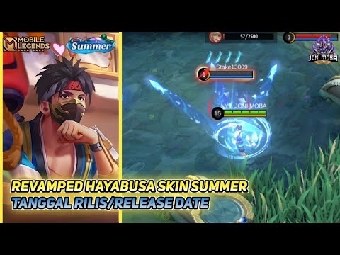 REVAMPED HAYABUSA SKIN SUSHI MASTER | SUMMER SKIN | TANGGAL RILIS & SKILLS EFFECT GAMEPLAY MLBB