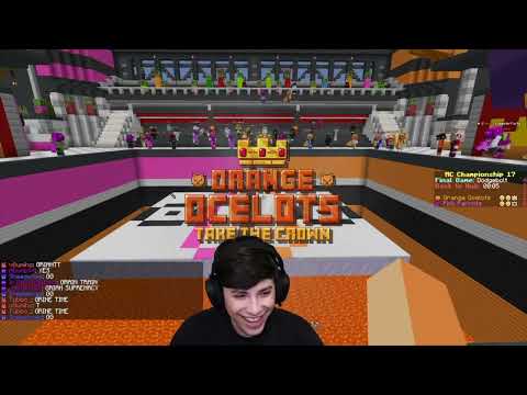 Streamers React to Grian's 1v3 Dodgebolt in MCC 17