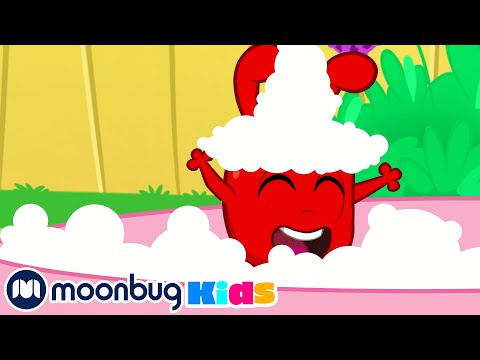 Bath Song-Cartoons & Kids Songs-Moonbug Kids-Nursery Rhymes for Babies