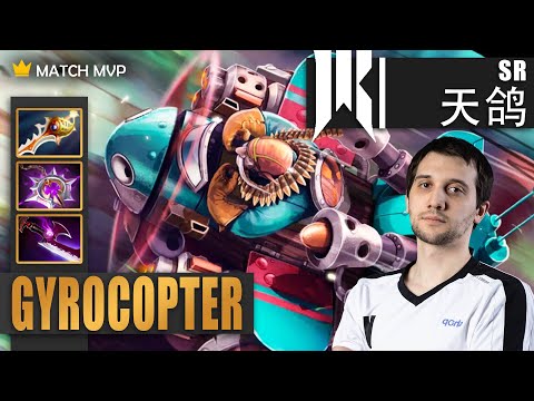 Gyrocopter Safelane | SR.Arteezy | THIS HERO IS 100% GETTING NERF NEXT | 7.34c Gameplay Highlight