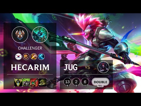 Hecarim Jungle vs Elise - KR Challenger Patch 10.15