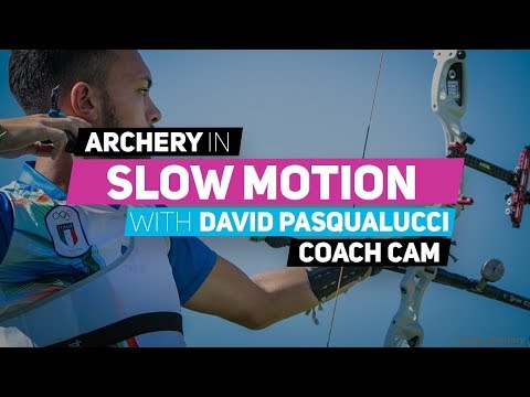 Archery in slow motion S01E06 BONUS: David Pasqualucci (Coach Cam)