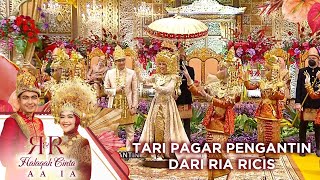 Download lagu TARI PAGAR PENGANTIN DARI RIA RICIS | HALAQAH CINTA RICIS RYAN AKAD NIKAH mp3