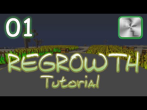 Minecraft Regrowth Modpack - Regrowth Tutorial Series - Ep 1 - Agricraft Tutorial
