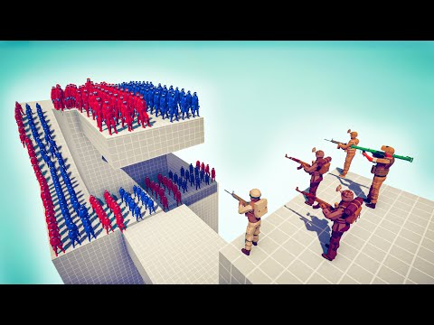 VIETNAM ARMY SOLDIER vs 100x UNITS - Totally Accurate Battle Simulator TABS