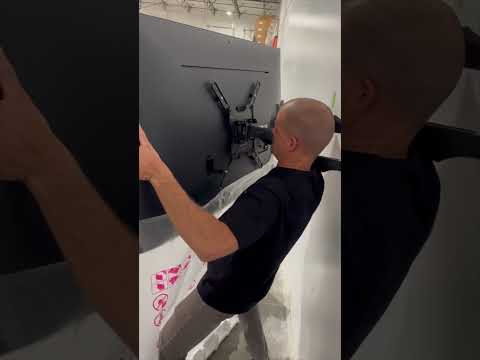#WallMount your TV! 🔥 #shorts #tv #tvwallmount #diy #installation #hideitmounts