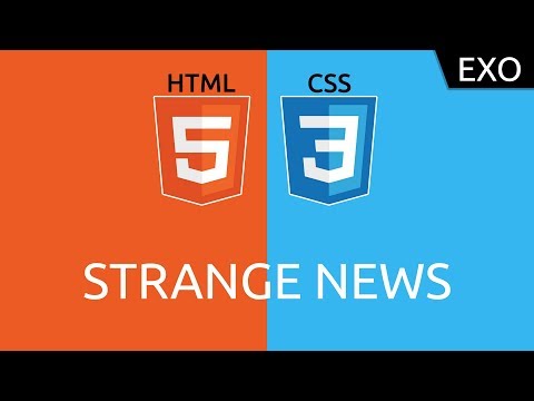 Exo HTML CSS 5 strange news