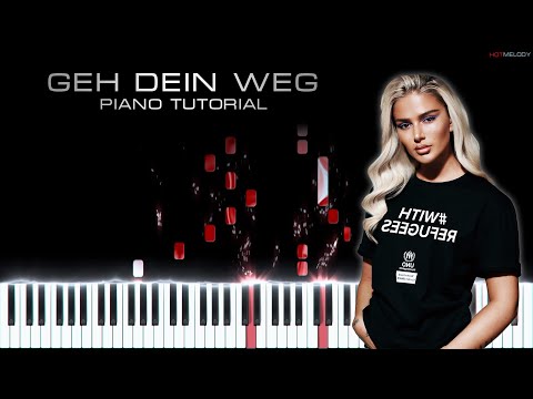 KC Rebell x Summer Cem feat. Loredana - GEH DEIN WEG | Piano Instrumental Cover, Remix