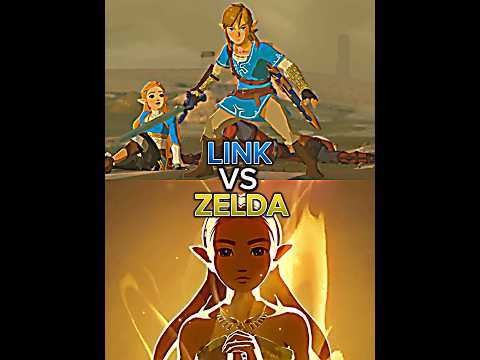Link VS Zelda #edit #vsedits #short #link #zelda #botw #totk #debate
