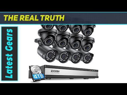 ZOSI 4K 16 Channel PoE Security Camera System: The Ultimate Surveillance Solution