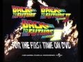Back To The Future Trilogy Dvd Trailer VHS CAPTURE