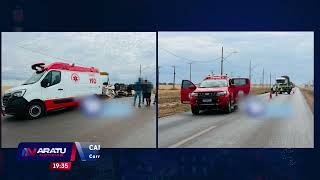 AN 24 Hrs: Carreta tomba e cerveja ficou espalhada na pista e foi saqueada  |ARATU NOTICIAS TV ARATU