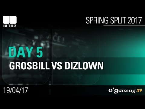 GrosBill vs dizLown - Underdogs 2017 Spring Split - Day 5 - League of Legends