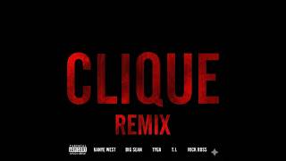Kanye West Feat. Big Sean, Tyga, T.I.  &amp; Rick Ross - Clique (Remix)