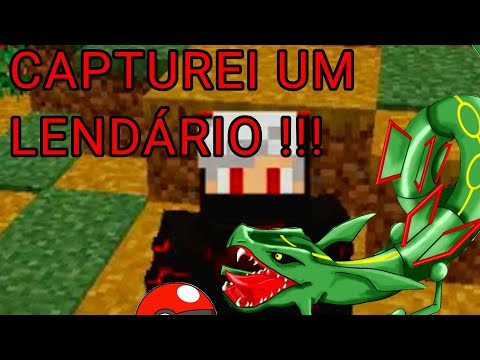 Minecraft pixelmon ( capturei um lendário no meu primeiro dia !!! )